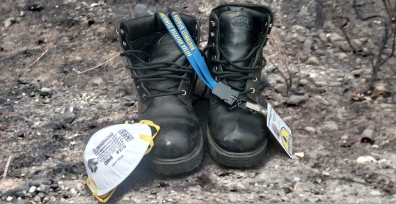 Volunteer boots on the ground